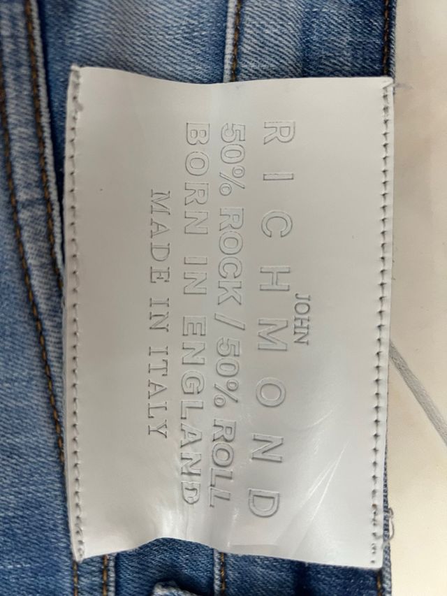 Jeans John Richmond Blu Strappati