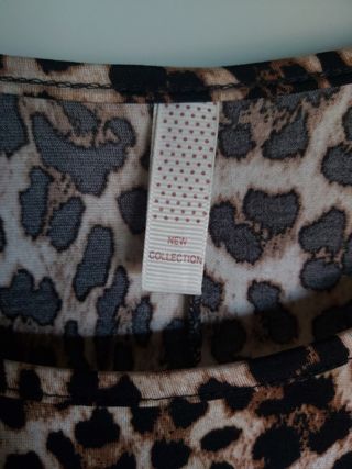 Camicia Deva Moda con Stampa Leopardata T.U.