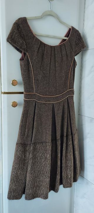 Vestido marrón T40