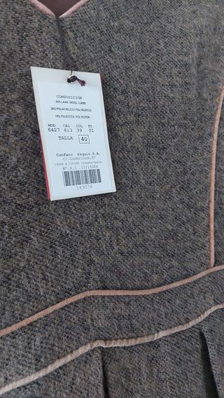 Vestido marrón T40