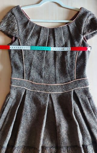 Vestido marrón T40