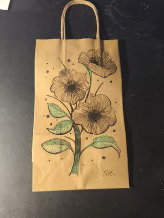 Bolsa kraft para regalar