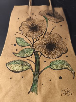 Bolsa kraft para regalar