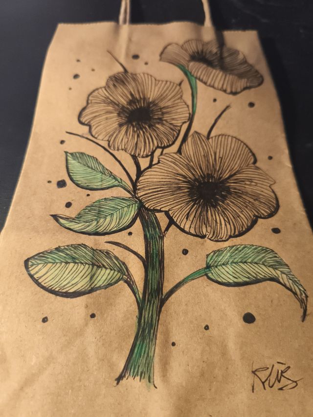 Bolsa kraft para regalar