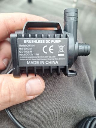 Bomba de agua DC 12V sumergible