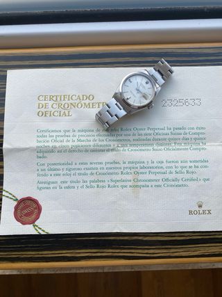 Rolex Date 34mm Automático Vintage plateado