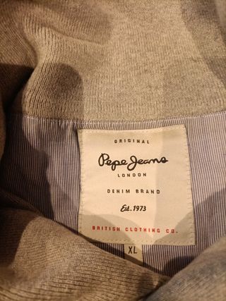 Jersey Pepe Jeans cuello invierno gris