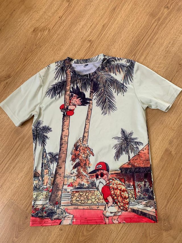 Maglietta Dragon Ball Goku e Mutenroshi 12-13 anni