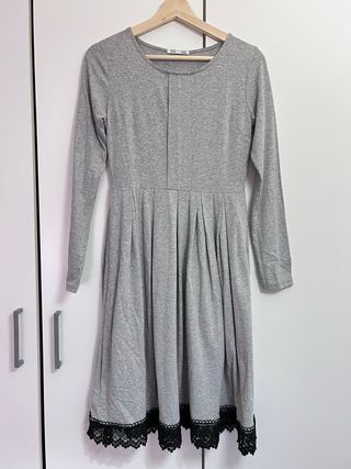 Vestido gris Made in Italy