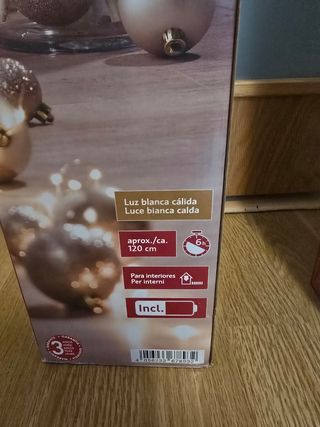 2 Cajas Decoración Navidad Ramas Secas con luces.