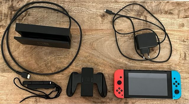 Nintendo Switch 1, pack completo.