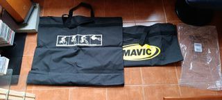 2 Bolsas Mavic para rueda de MTB negro amarillo