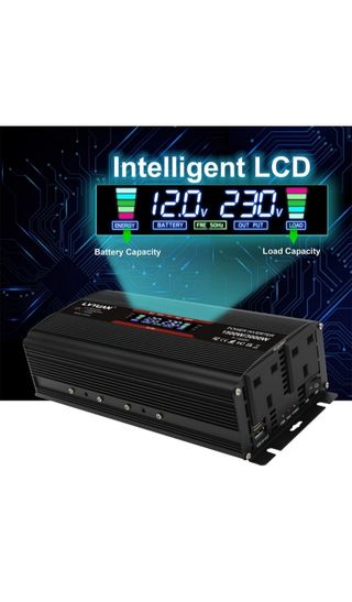 Inversor LVYUAN 1500W 12V a 230V