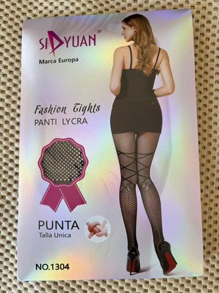 Pantys sexy de malla para mujer y sensual lenceria