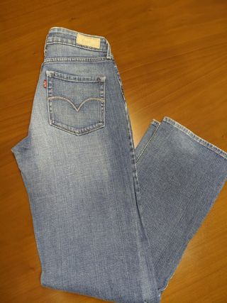 Pantalón vaquero mujer recto marca Levi's  bold cu