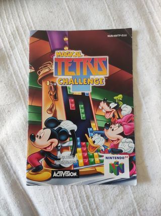 Manuale di Magical Tetris Challenge N64