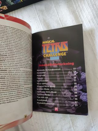 Manuale di Magical Tetris Challenge N64