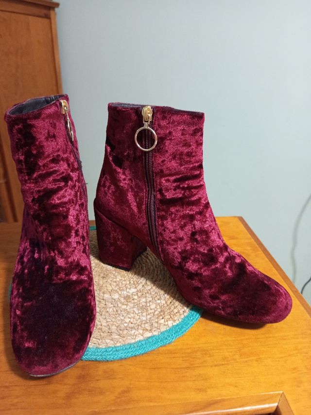 Botines terciopelo, 38. Paco Herrero