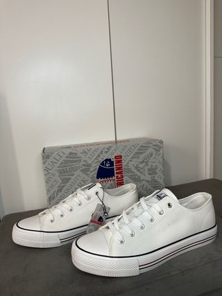 Scarpe Americanino bianche uomo taglia 44