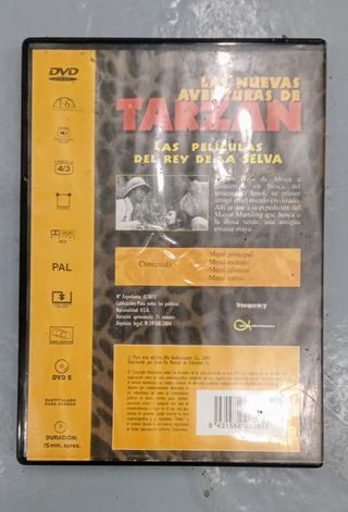 DVD Las Nuevas Aventuras de Tarzán