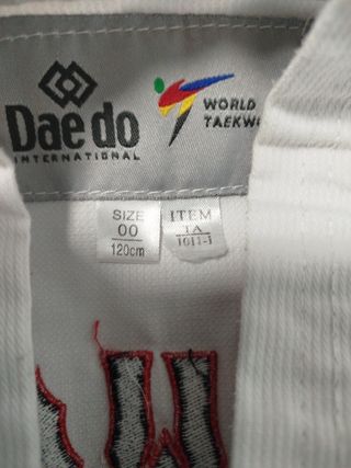 Kimono de taekwondo 