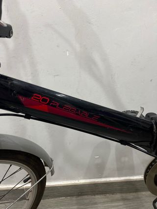 Bicicleta Plegable Negra