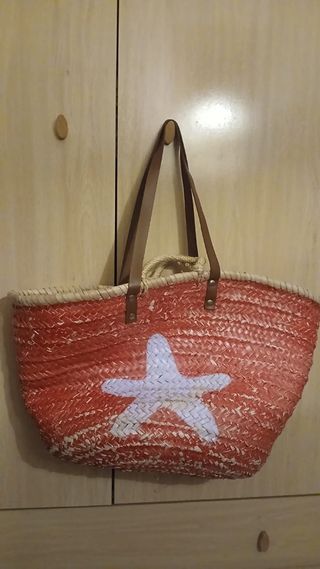 Bolso de playa con estrella de mar
