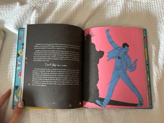 Libro ilustrado biografía Freddie Mercury