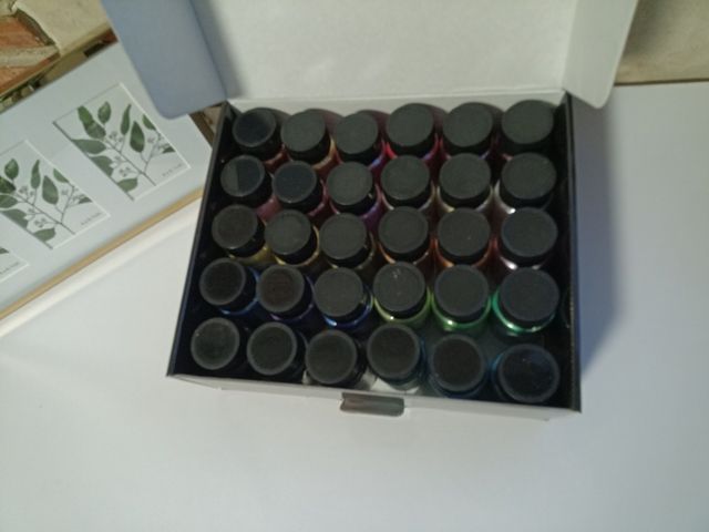 30 colores de polvo Nicra.