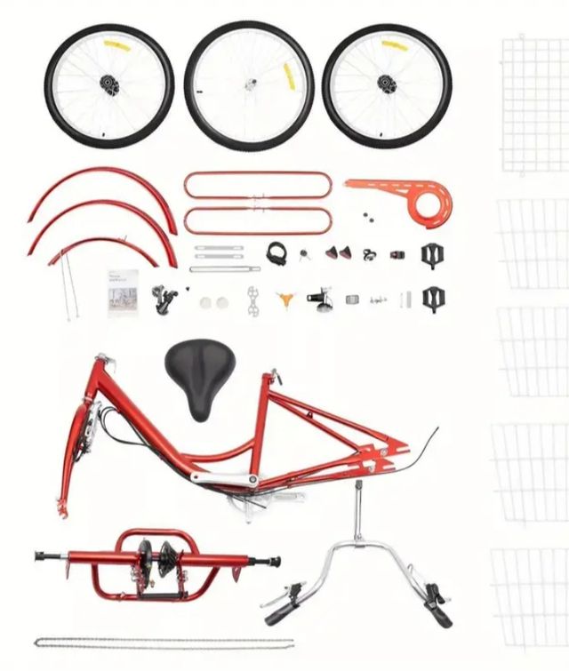 Triciclo per adulti rosso