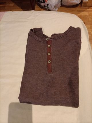 Camiseta manga larga algodón Talla L