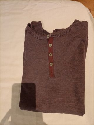 Camiseta manga larga algodón Talla L