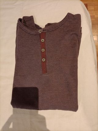 Camiseta manga larga algodón Talla L