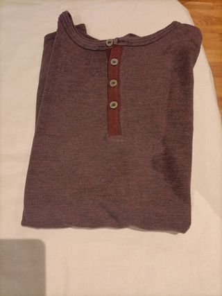 Camiseta manga larga algodón Talla L