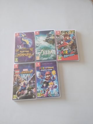 5 Juegos Nintendo Switch