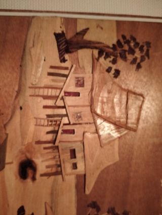 Quadro em madeira artesanal