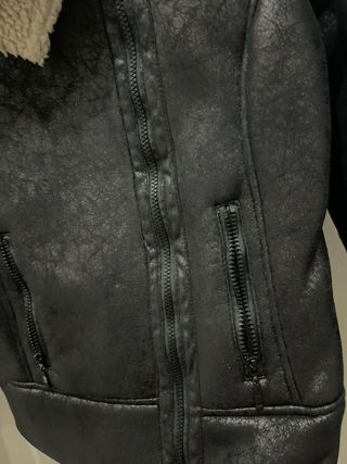 Cazadora borreguito Negra Talla XS
