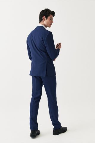 Traje Azul Tinta Slim Fit Atom