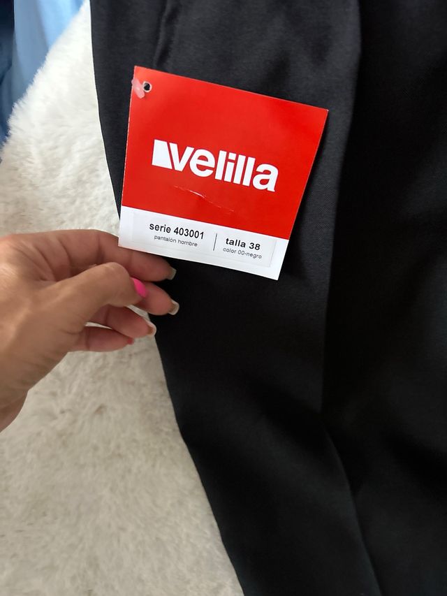 Pantalones pitillo negro