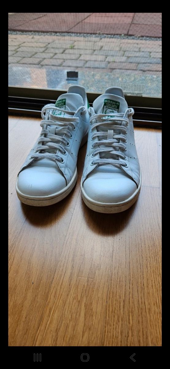 Adidas Stan Smith Bianche e Verdi taglia 43 1/3