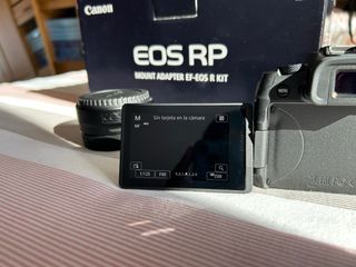 Canon EOS RP + Adaptador Mount EF-EOS R + 3 LP-E17