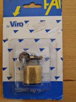 Lucchetto Viro nuovo con 2 chiavi