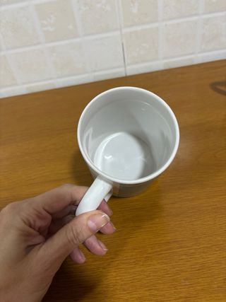 Taza cerámica búhos azul multicolor