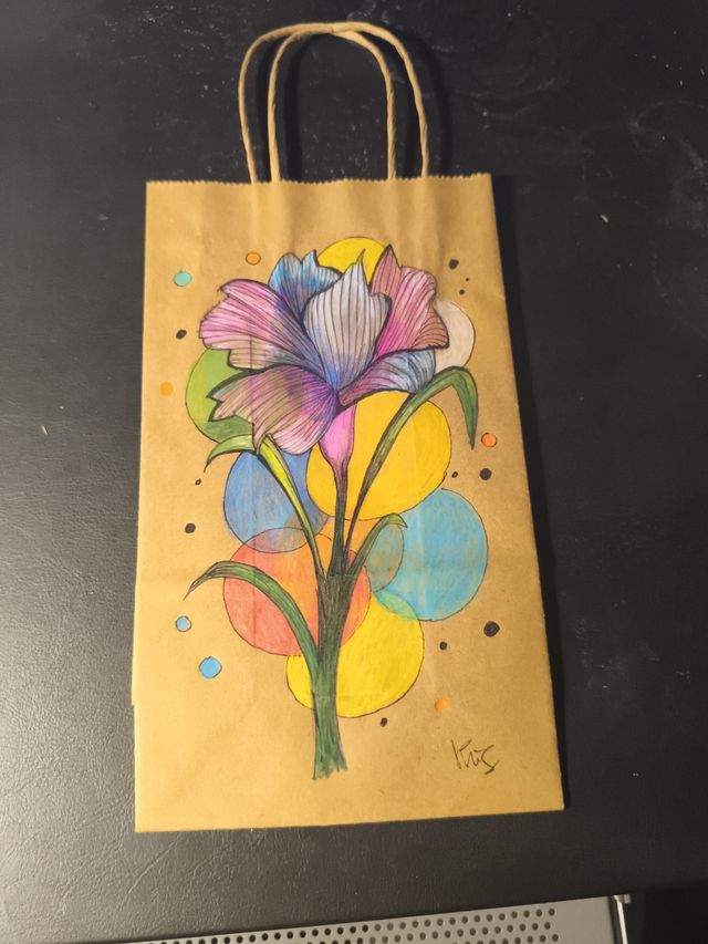 Bolsa kraft para regalar