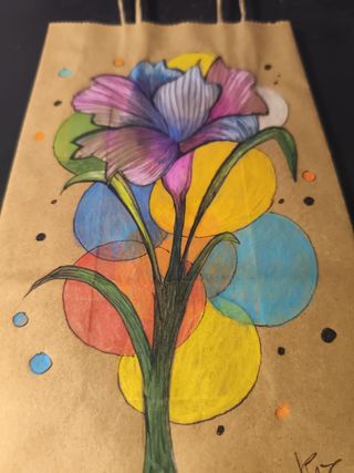 Bolsa kraft para regalar