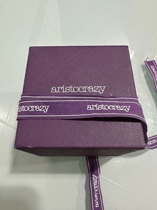 Pendientes Aristocrazy Nuevos Corazón Oro y Rojo