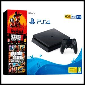 PS4 (Playstation 4)Negra 1TB + 7 juegos
