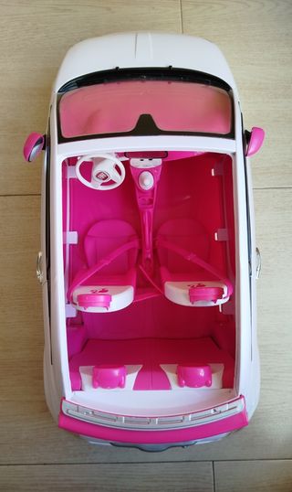 Barbie Fiat 500 Auto bianca con bambole