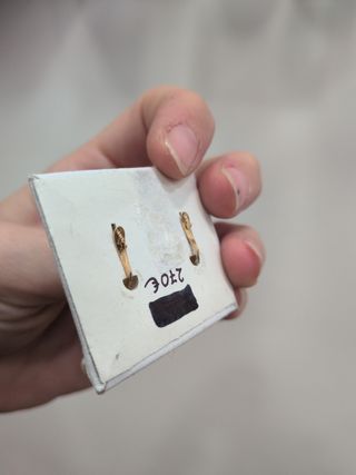 Pendientes Oro Perlas y Circonitas