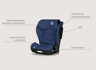  LIONELO NEAL I-SIZE Silla de Coche Para Bebés, Gr